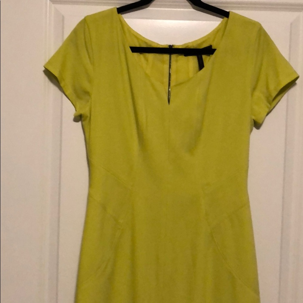 Dark lime BCBG dress